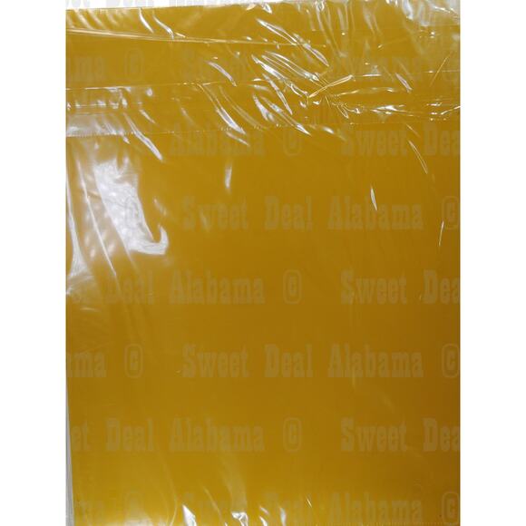 JAM PAPER Plastic Sleeves, Letter Size (9" x 11.5") Yellow Project Pockets 12-Pk - Picture 3 of 4